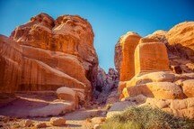 Splendid landscapes of Wadi Rum Desert Splendid landscapes of Wadi Rum Desert